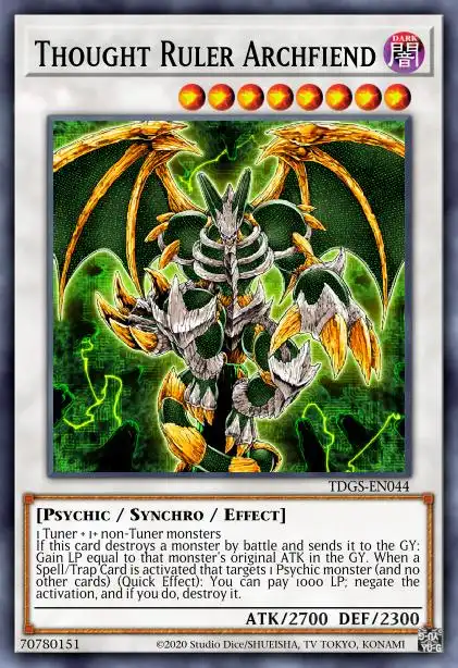 Edison Rulings for Thought Ruler Archfiend